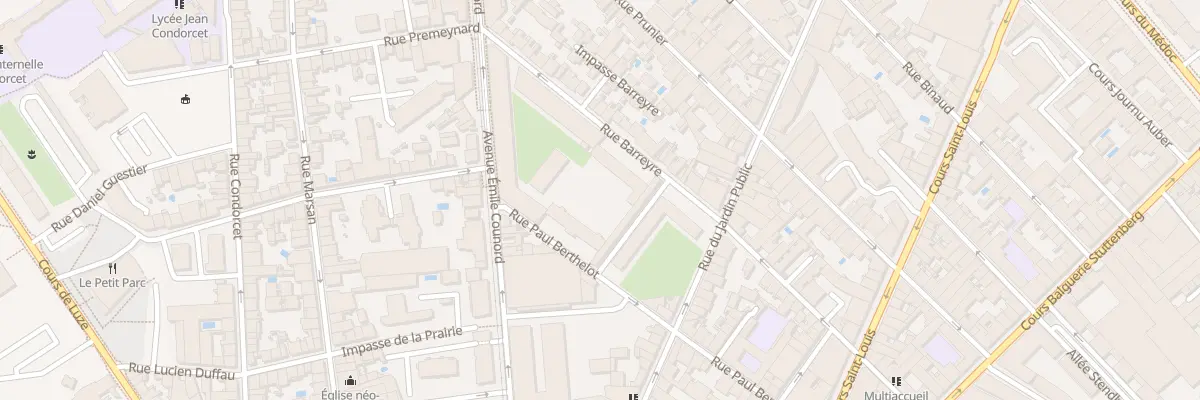 Plan du 39 Rue Paul Berthelot à Bordeaux