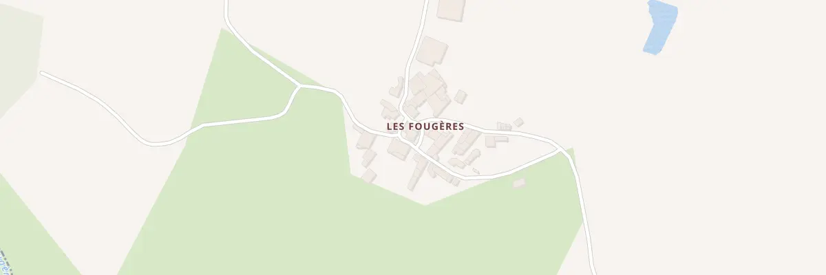 Plan du 11 Les Fougeres à Scillé