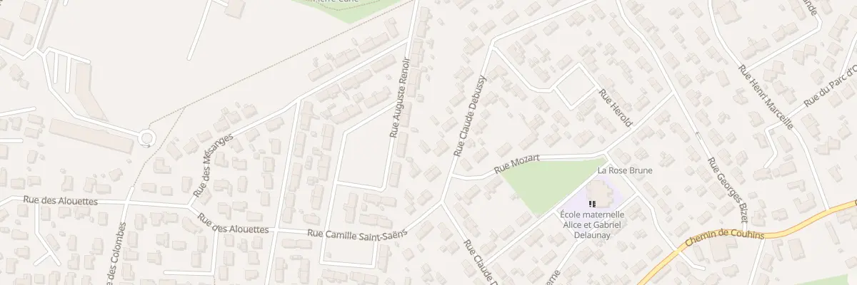 Plan du 55 Rue Claude Debussy à Villenave-d’Ornon