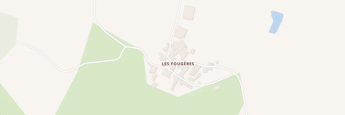 Plan du 4 Les Fougeres à Scillé