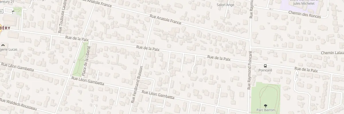 Plan du 57 Rue de la Paix à Villenave-d’Ornon