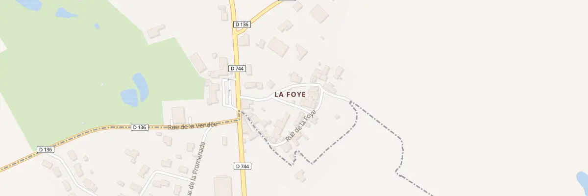 Plan du 13 Rue de la Foye à L’Absie