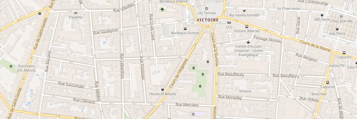 Plan du 51 Rue René Roy de Clotte à Bordeaux