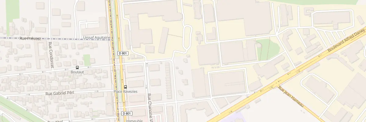 Plan du 29 Rue du Professeur Lannelongue à Bordeaux