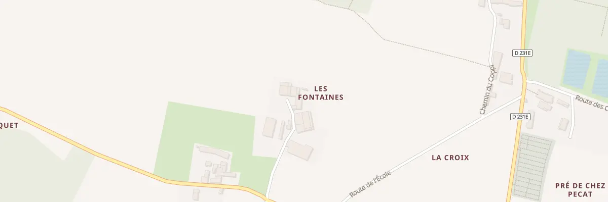 Plan du 4 Les Fontaines au Douhet