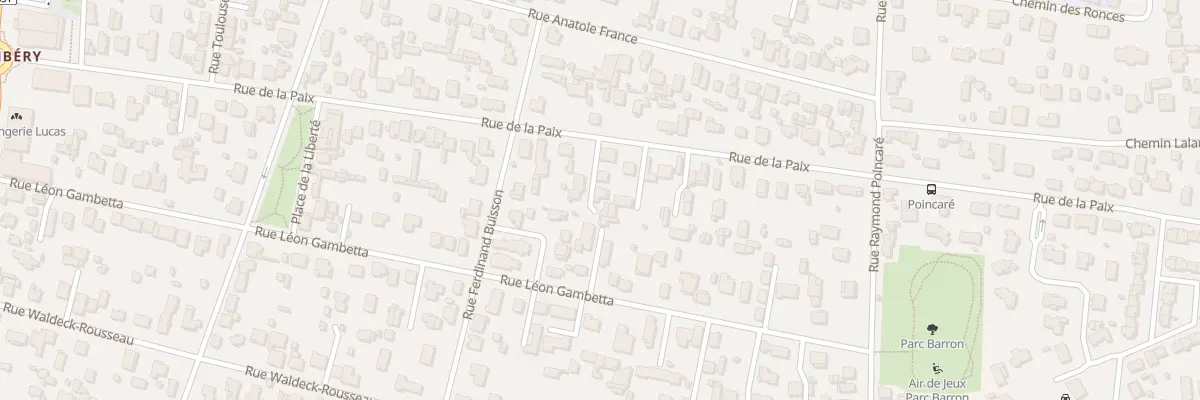Plan du 55B Rue de la Paix à Villenave-d’Ornon