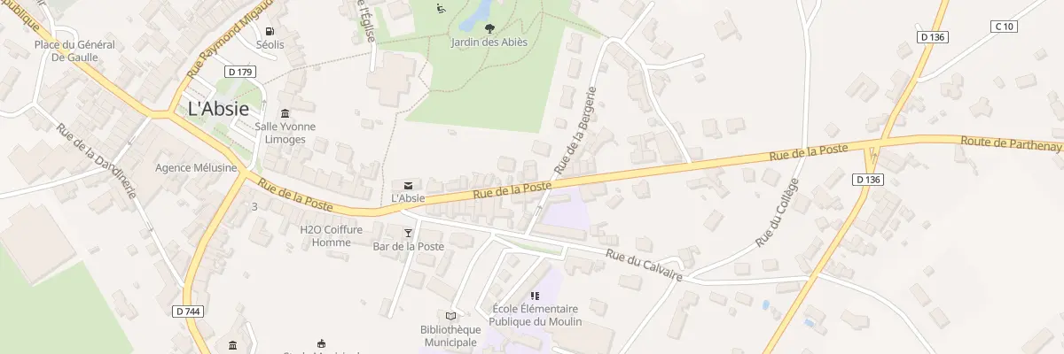 Plan du 52 Rue de la Poste à L’Absie