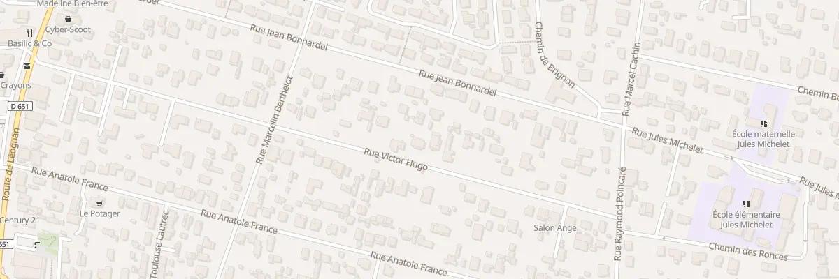 Plan du 38 Rue Victor Hugo à Villenave-d’Ornon
