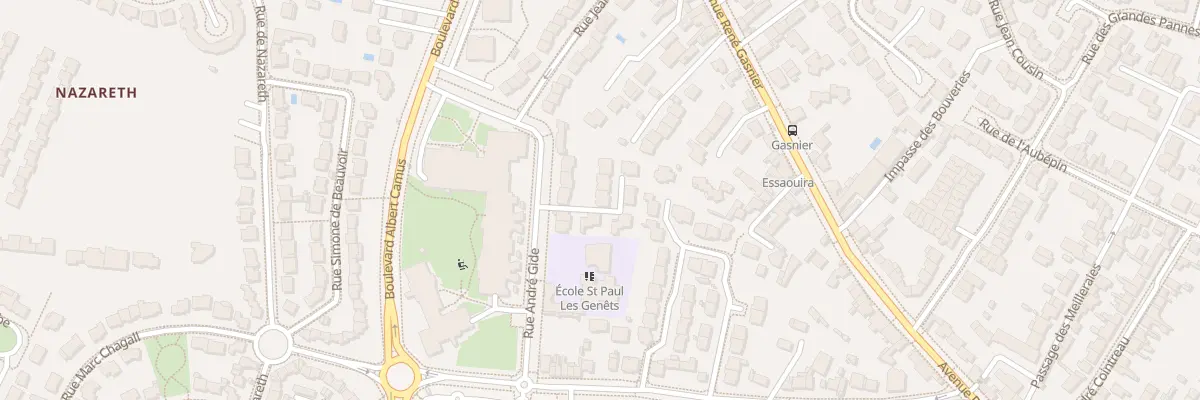 Plan du 9 Rue André Gide à Angers