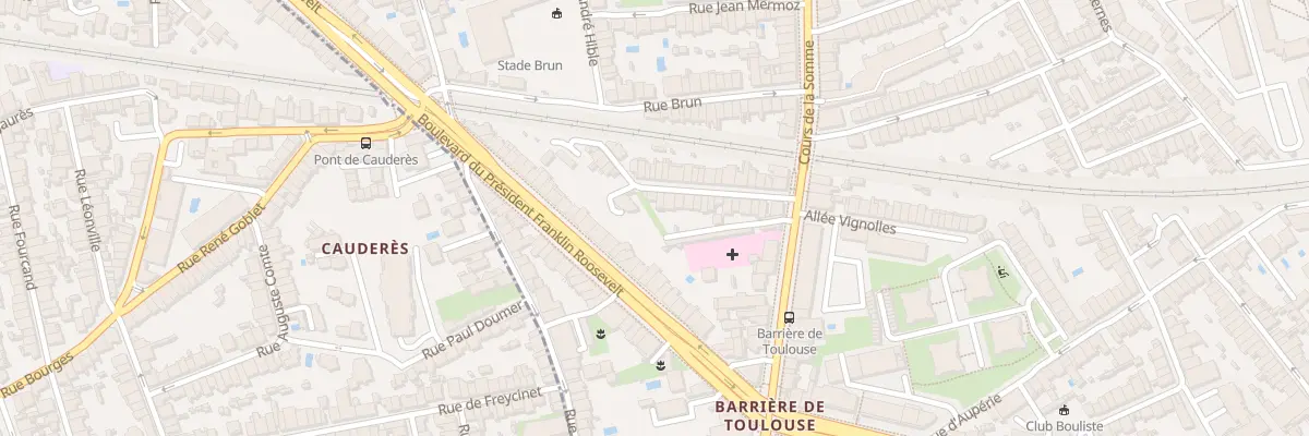 Plan du 343 Crs de la Somme à Bordeaux