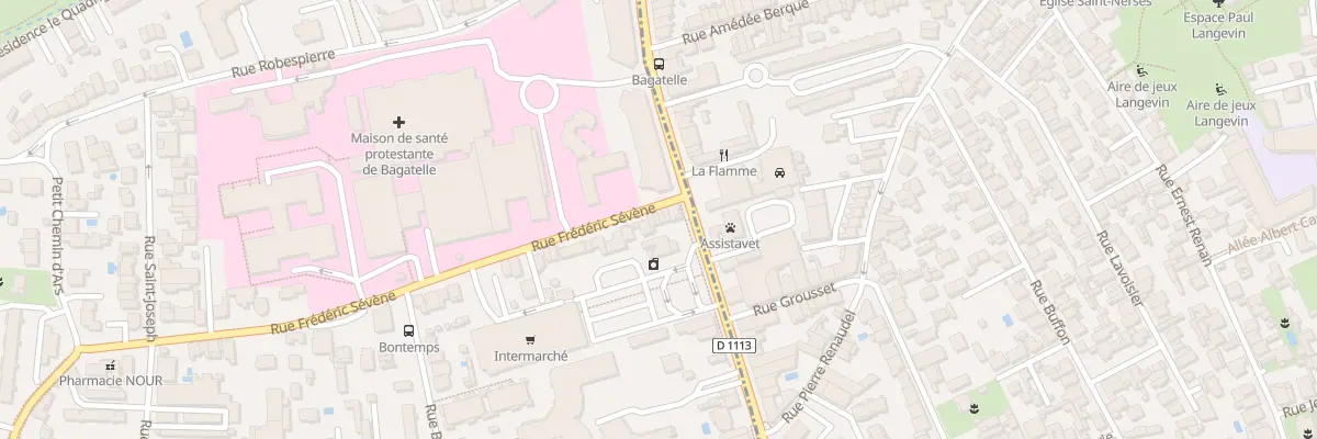 Plan du 356 Rue Frédéric Sevene à Talence