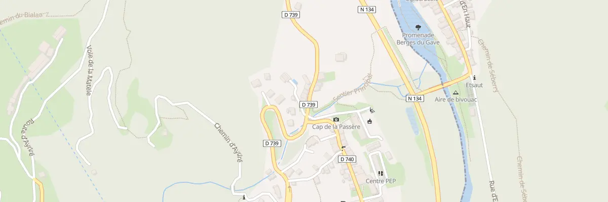 Plan du 68 Rte de Cambets à Borce