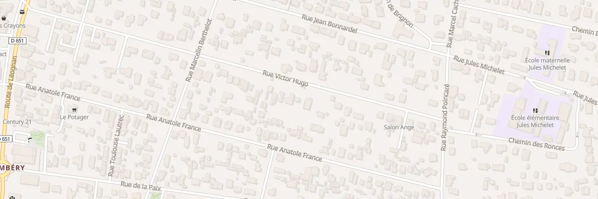 Plan du 49 Rue Victor Hugo à Villenave-d’Ornon