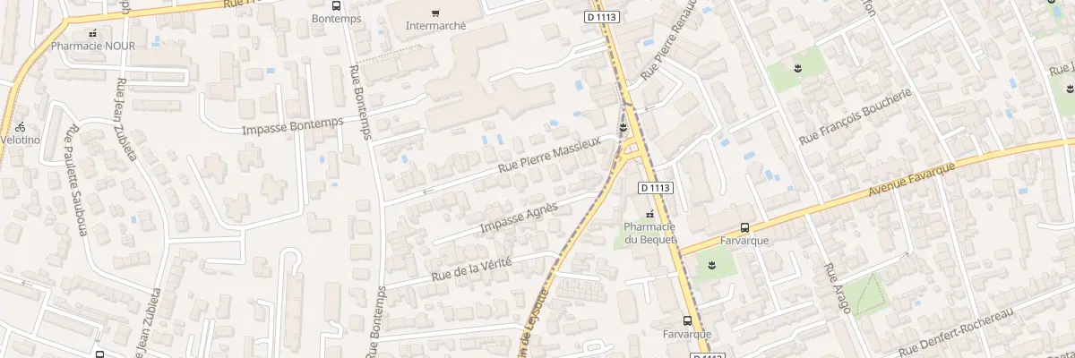 Plan du 18 Rue Pierre Massieux à Talence