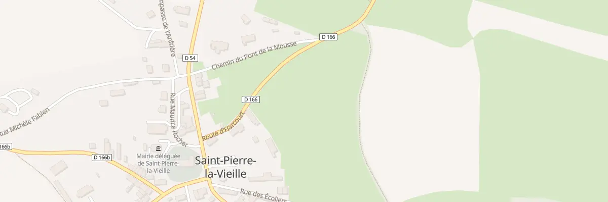 Plan du 72 Rte d’Harcourt -St Pierre La V à Condé-en-Normandie