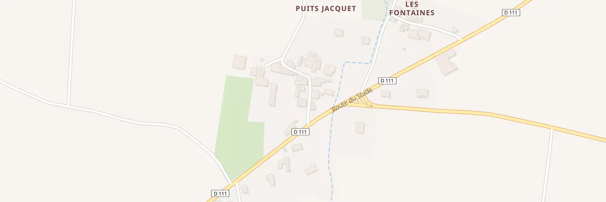 Plan du 1 Rue du Puits Jacquet à Dœuil-sur-le-Mignon