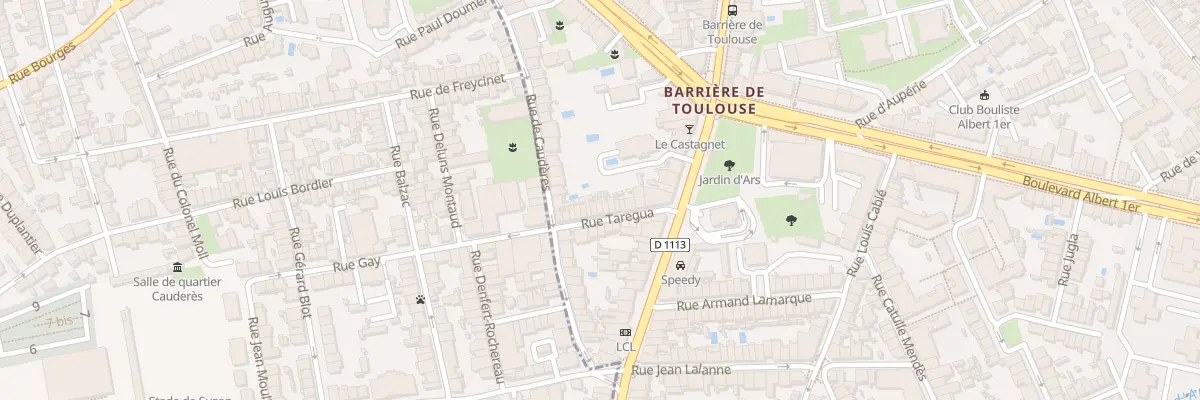 Plan du 23 Rue de Taregua à Bordeaux