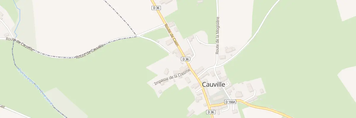 Plan du 5006 Le Bourg à Cauville
