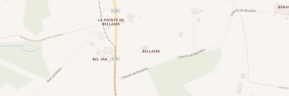 Plan du 1 Chem de Beaulieu à Samonac