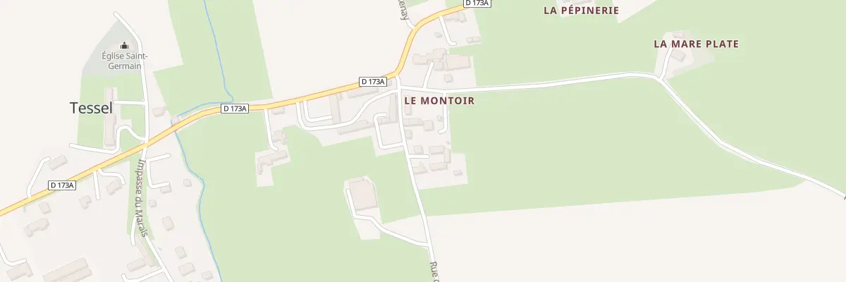 Plan du 5020 Le Montoir à Tessel