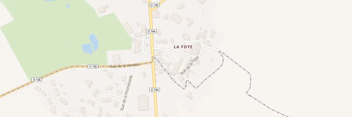 Plan du 25 Rue de la Foye à L’Absie
