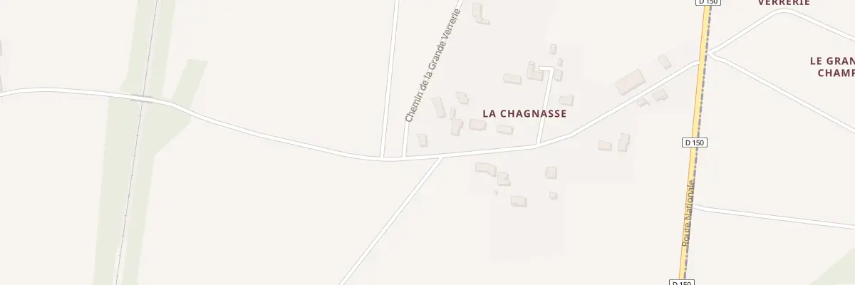 Plan du 2 Che de la Grande Verrerie au Douhet