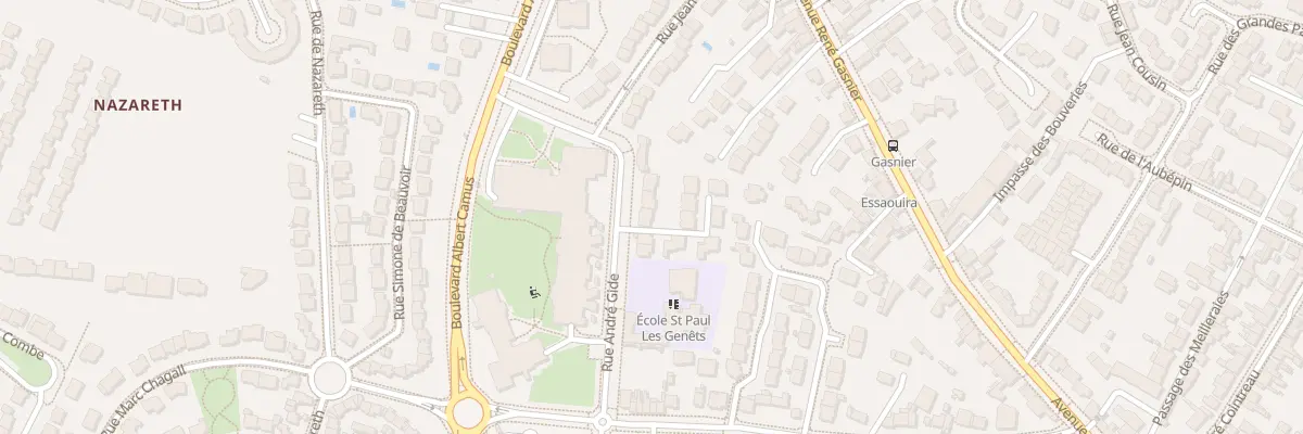 Plan du 7 Rue André Gide à Angers