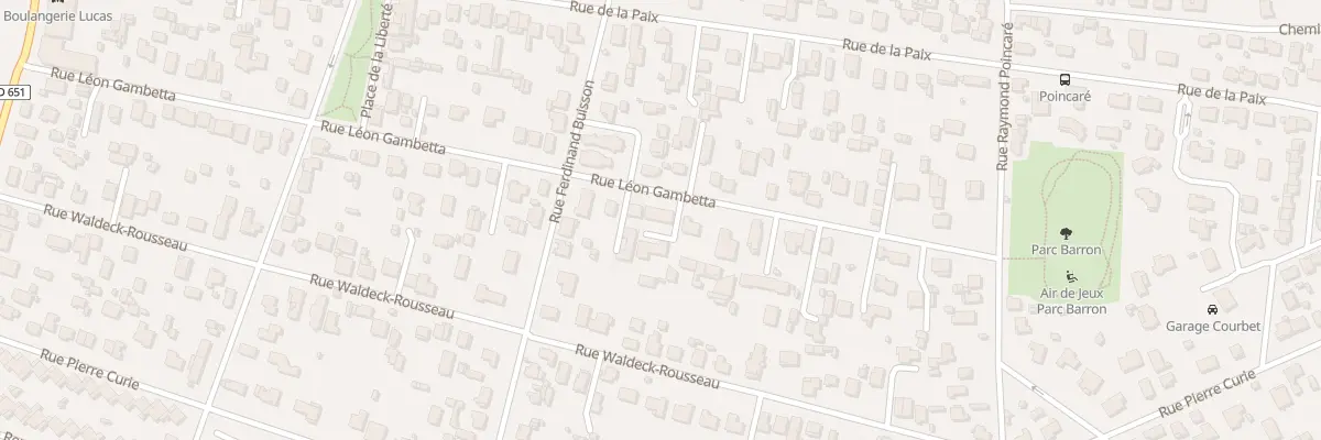 Plan du 45T Rue Léon Gambetta à Villenave-d’Ornon