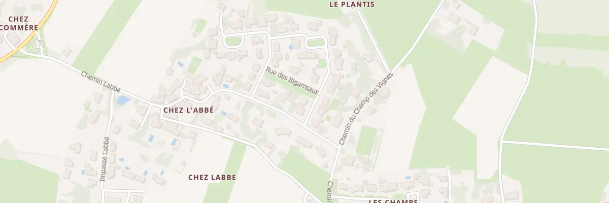 Plan du 3 Imp de la Cerisaie à Chaniers