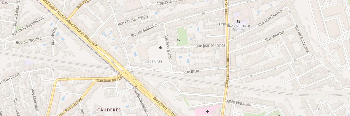 Plan du 24 Rue André Hible à Bordeaux