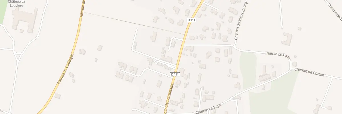 Plan du 173 Rte de Loustalade à Léognan