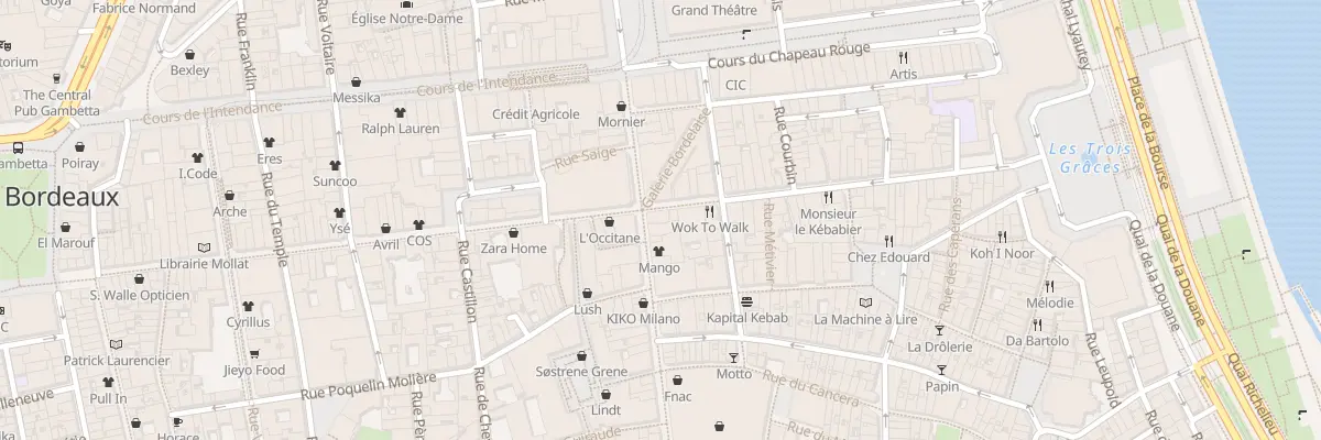 Plan du 72 Rue Saint Rémi à Bordeaux