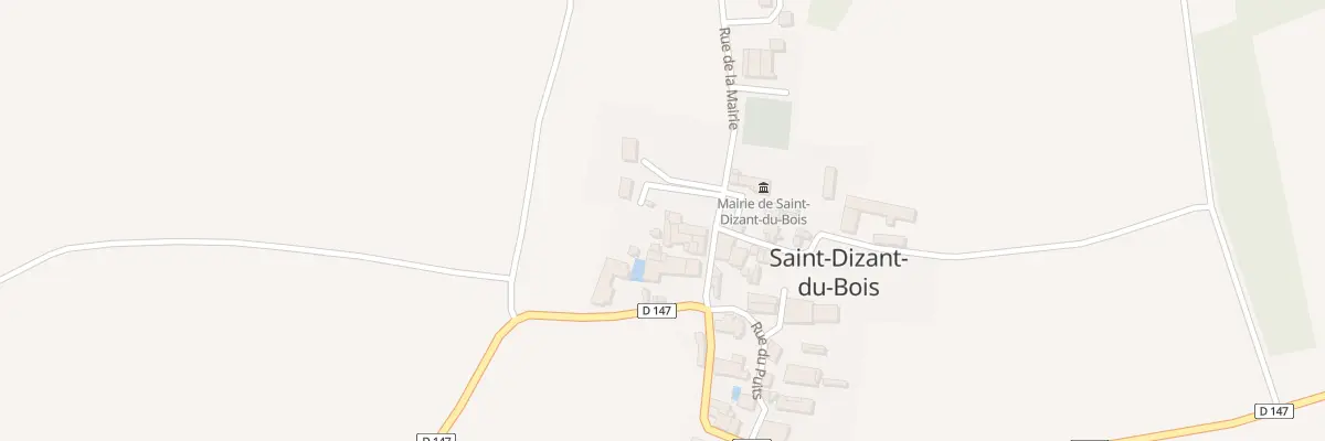 Plan du 8 Rue de la Mairie à Saint-Dizant-du-Bois