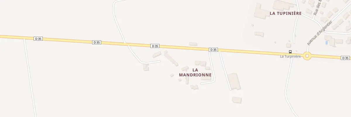 Plan du 3 La Touche à Aron