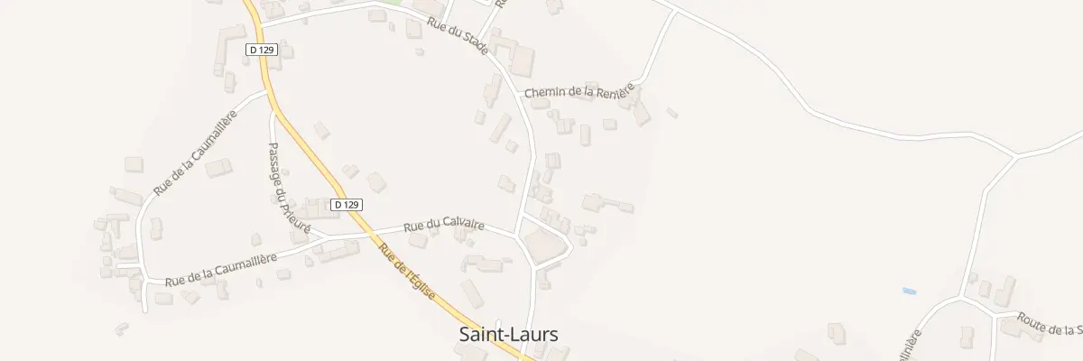 Plan du 65 Rue du Stade à Saint-Laurs