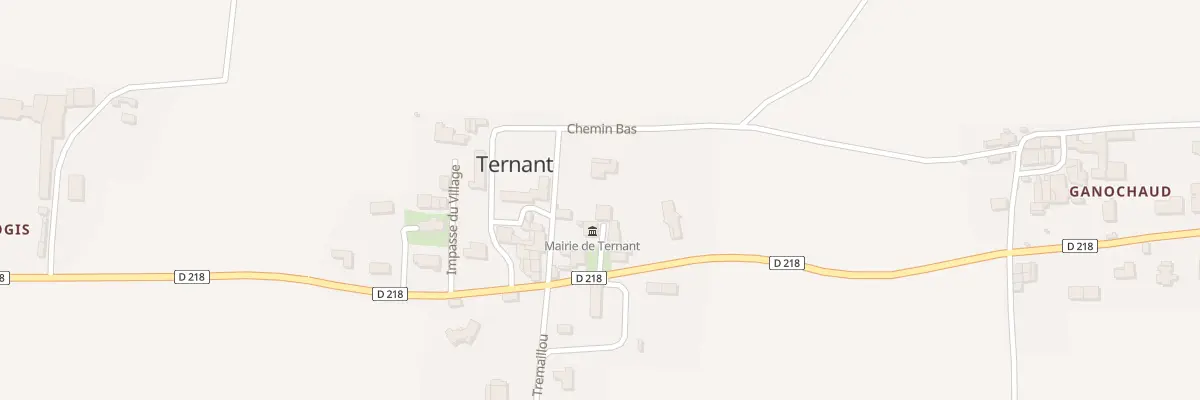 Plan du 40 Pl du Souvenir à Ternant