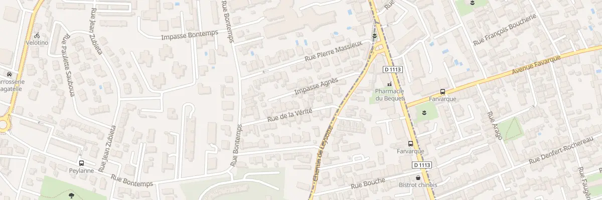 Plan du 9 Rue de la Verite à Talence