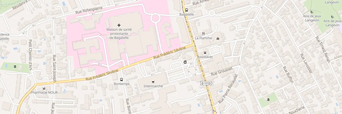 Plan du 344 Rue Frédéric Sevene à Talence