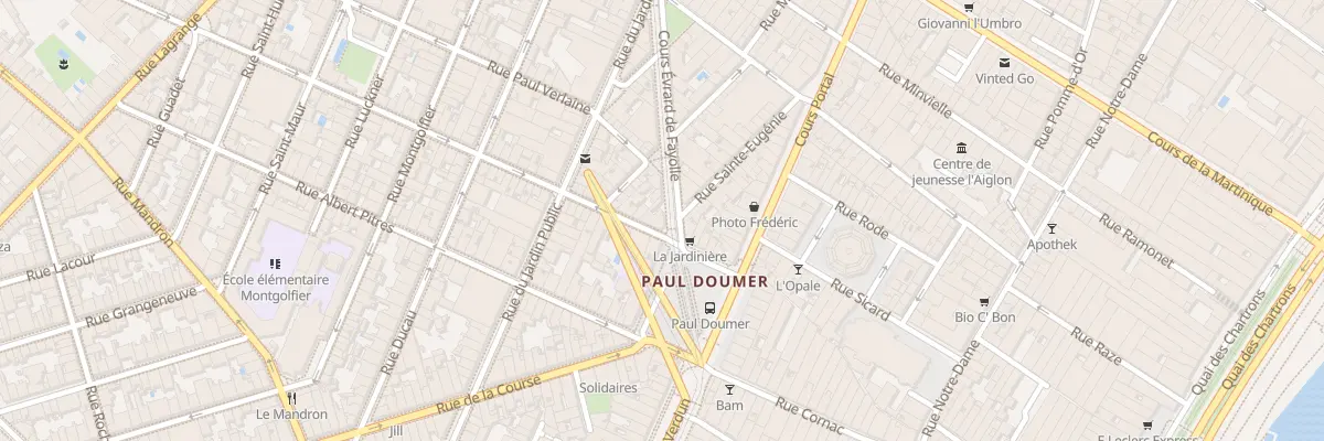 Plan du 13 Rue Frere à Bordeaux