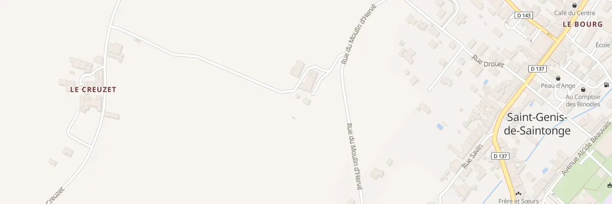 Plan du 15 Rue du Moulin d’Hervé à Saint-Genis-de-Saintonge