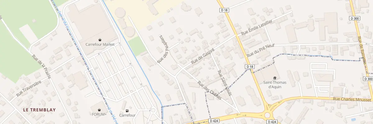 Plan du 18 Rue de Gaspré à Saint-Georges-des-Groseillers