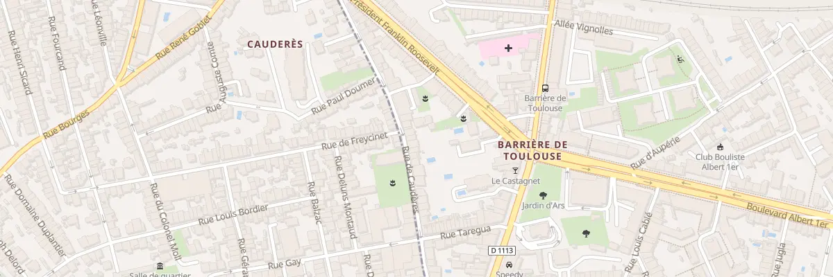 Plan du 48 Rue de Cauderès à Bordeaux
