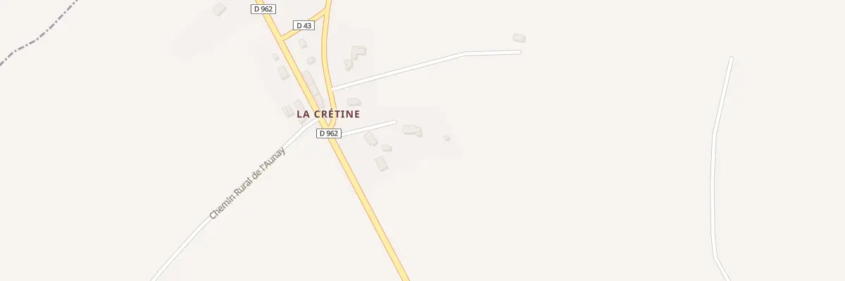 Plan du 6 La Cretine au Châtellier