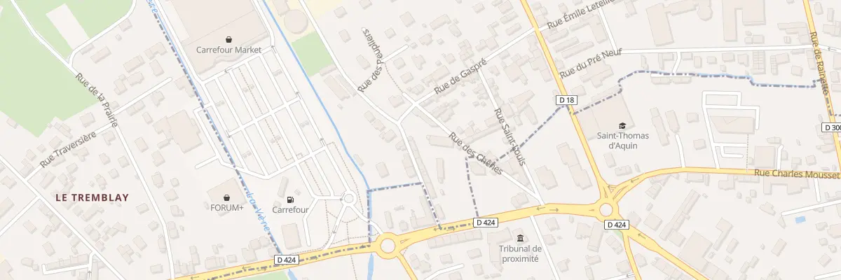 Plan du 17 Rue de Gaspré à Saint-Georges-des-Groseillers