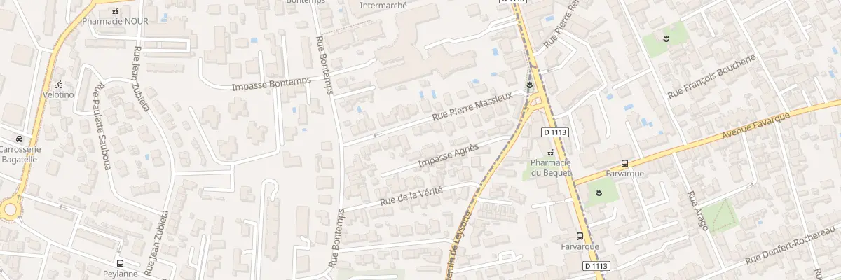 Plan du 26 Rue Pierre Massieux à Talence
