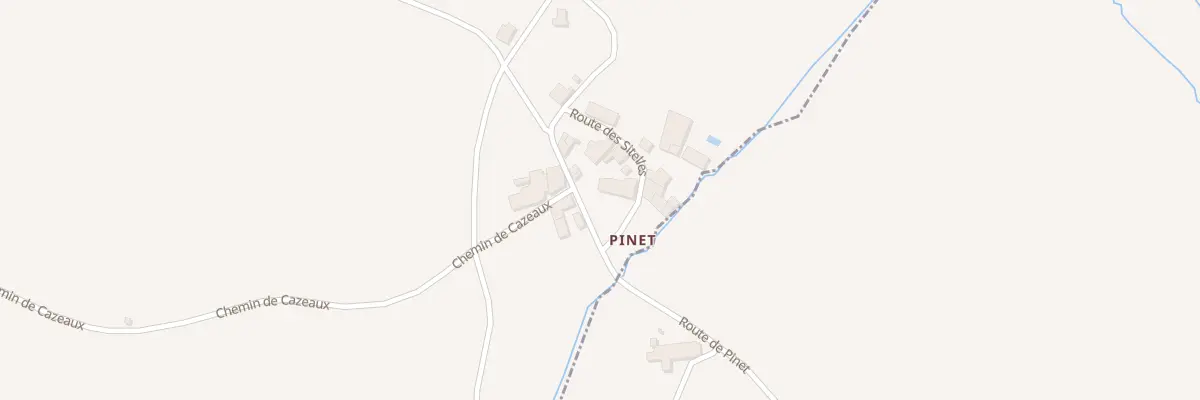 Plan du 94 Pinet à Campugnan