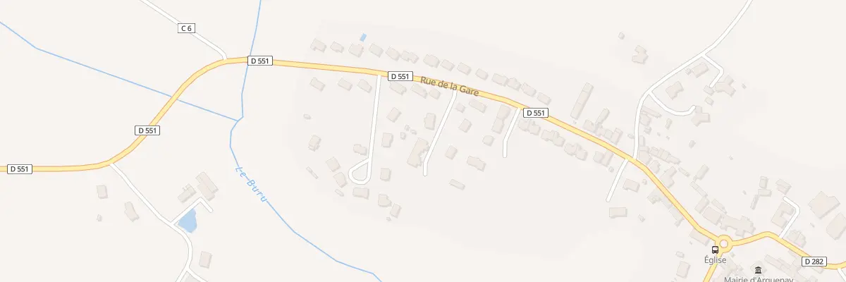 Plan du 2 Rue des Chardonnerets à Arquenay