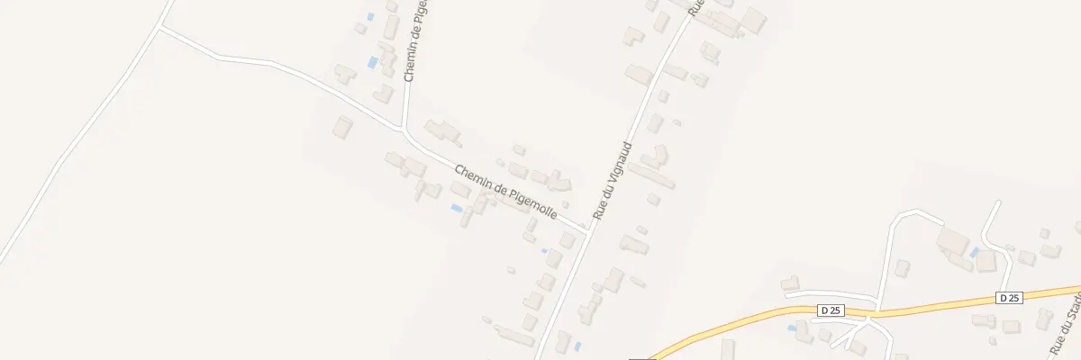 Plan du 4 Che de Pigemolle à Benet