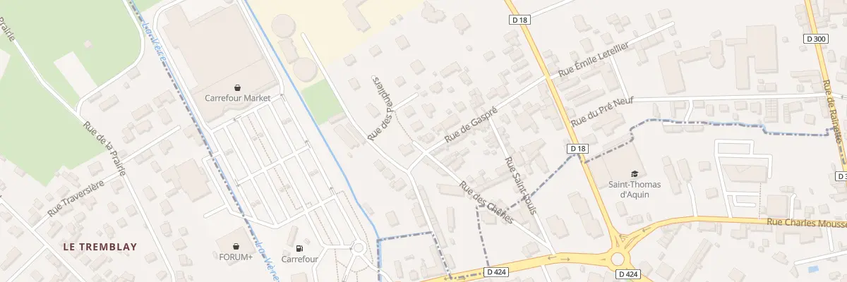 Plan du 18B Rue de Gaspré à Saint-Georges-des-Groseillers