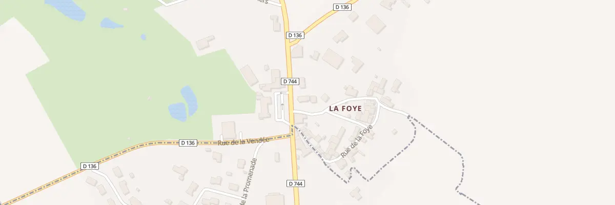 Plan du 2 Rue de la Foye à L’Absie